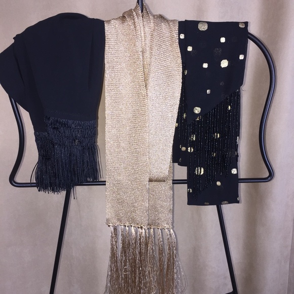 Lane Bryant Accessories - Trio of Fringed Scarves Lane Bryant